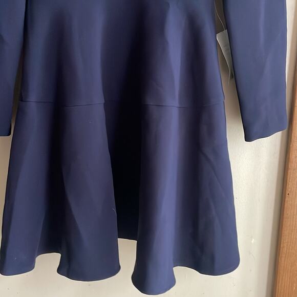 Gal Meets Glam Celeste Fit and Flare Dress Navy - Picture 5 of 14